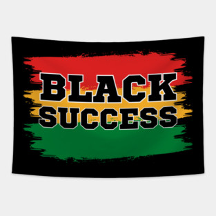 Black Success Tapestry