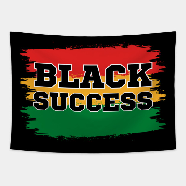 Black Success Tapestry by UrbanLifeApparel