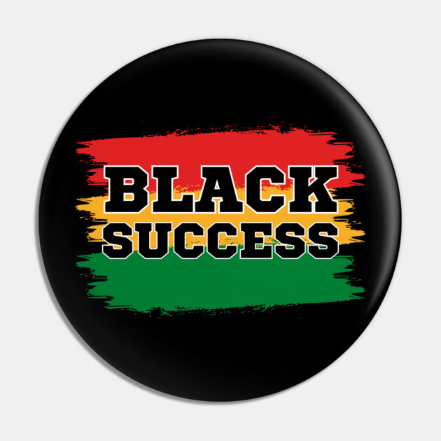 Black Success Pin by UrbanLifeApparel