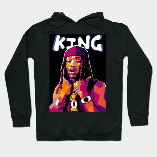 Lil Durk Music King Von Pink Jacket King Von Wpap Pop Art Hoodie
