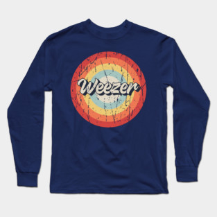 circle vintage - weezer Long Sleeve T-Shirt