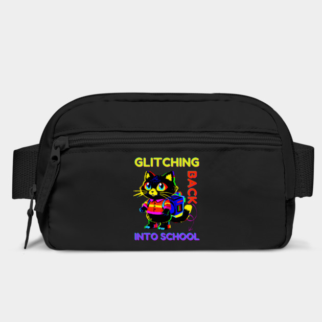 Back To School Glitch Cat by The WYLD Tribe