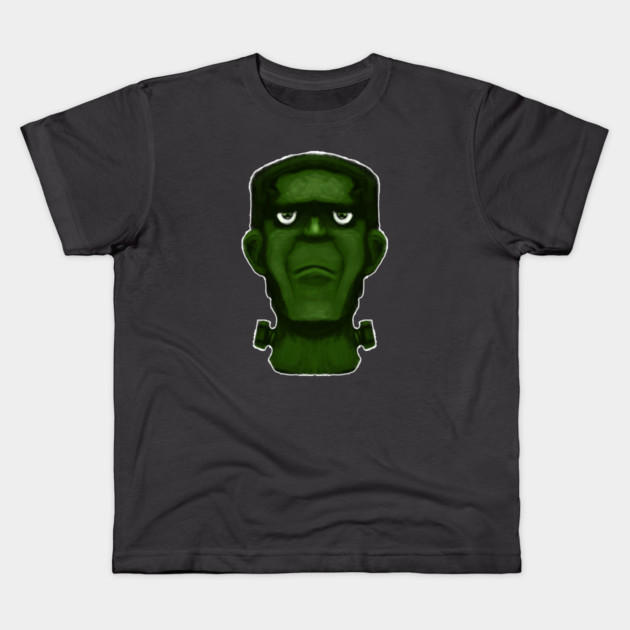 FRANKENSTEIN DIGITAL PAINTING Kids T-Shirt by droidmonkey