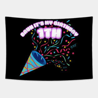 Bruh It's My 1th Birthday Tapestry