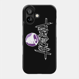 Evil Taco Death Metal Logo Phone Case