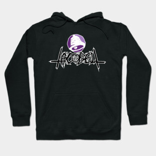 Evil Taco Death Metal Logo Hoodie