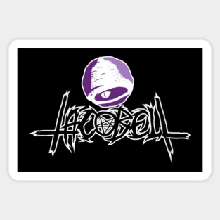 Evil Taco Death Metal Logo Sticker