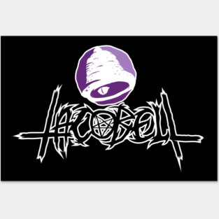 Evil Taco Death Metal Logo Posters and Art