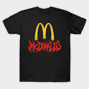 Brutal Burger Death Metal Logo T-Shirt