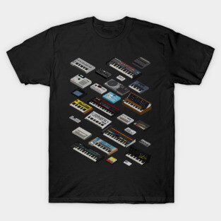 Synthesizer and Drum Machine Lover T-Shirt