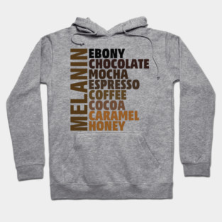 Melanin - shades of beauty Hoodie