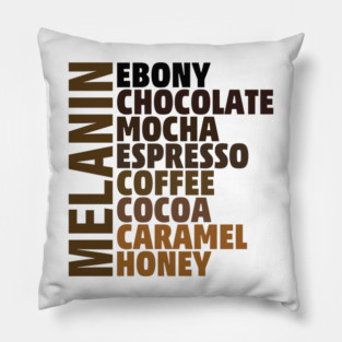 Melanin - shades of beauty Pillow