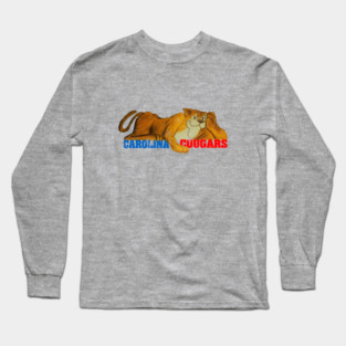 Original Carolina Cougars Basketball Long Sleeve T-Shirt