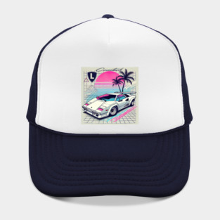 White Countach Hat