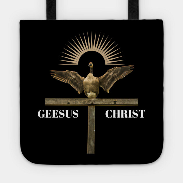Geesus Christ Tote by Low Life Shirts