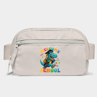 Welcome Back To School Funny Dinosaur Bag