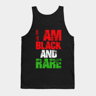 I AM BLACK AND RARE Tank Top