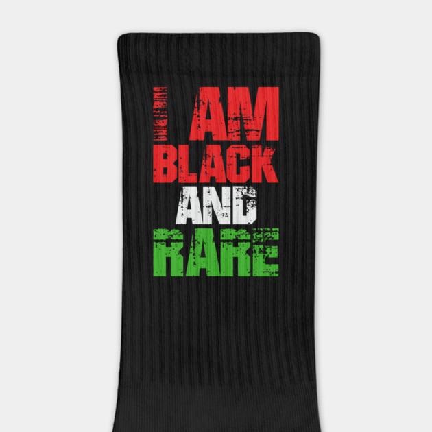I AM BLACK AND RARE by UrbanLifeApparel