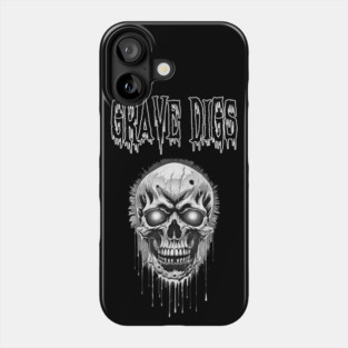 Grave Digs Dripping Skull Phone Case
