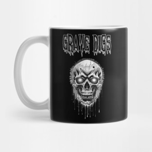 Grave Digs Dripping Skull Mug