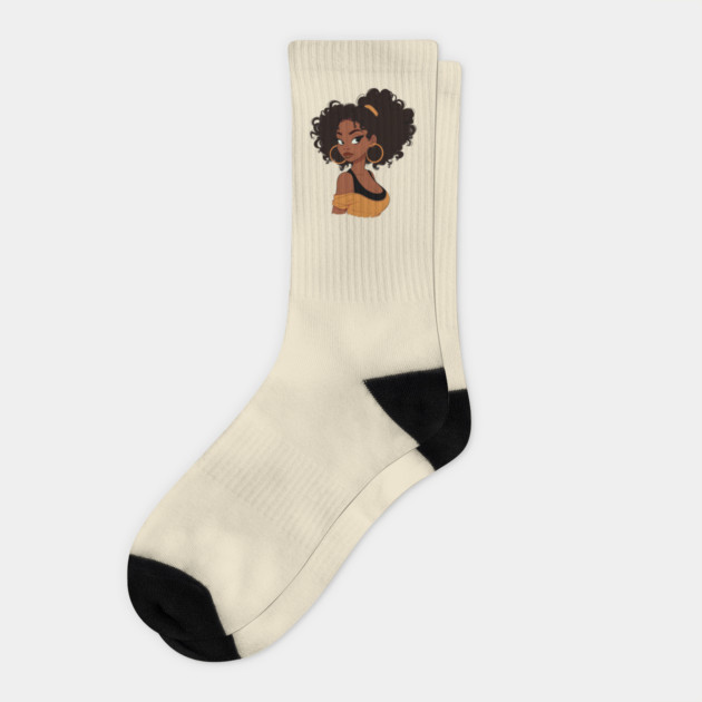 Black Girl, Black Women Socks by UrbanLifeApparel