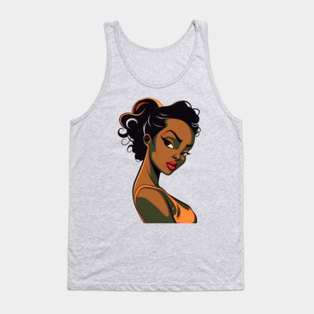 Black Woman, Black Girl Tank Top by UrbanLifeApparel
