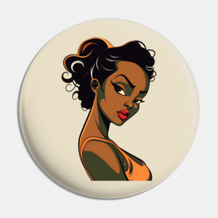 Black Woman, Black Girl Pin