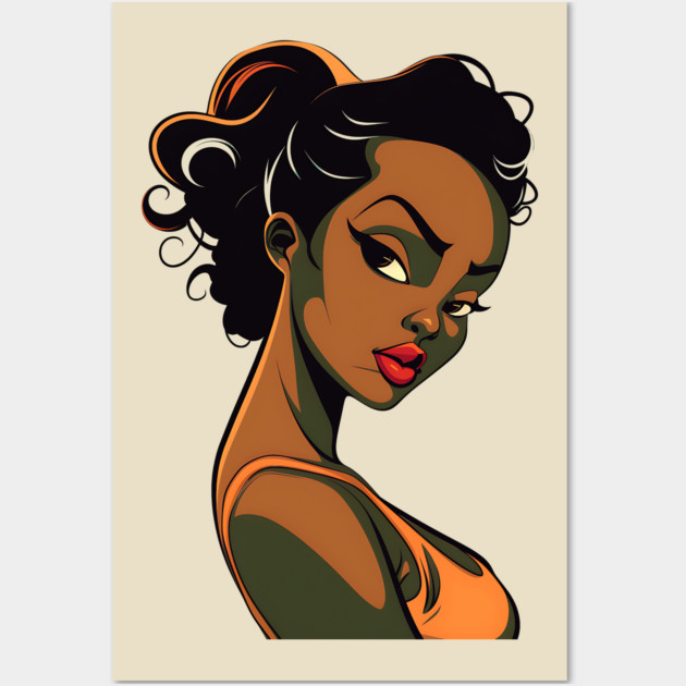 Black Woman, Black Girl Wall Art by UrbanLifeApparel