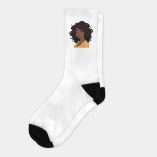 Brown Sugar Babe, Black Girl Magic Socks