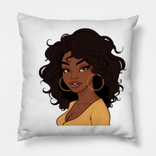 Brown Sugar Babe, Black Girl Magic Pillow