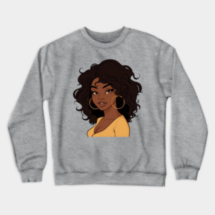 Brown Sugar Babe, Black Girl Magic Crewneck Sweatshirt