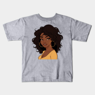 Brown Sugar Babe, Black Girl Magic Kids T-Shirt