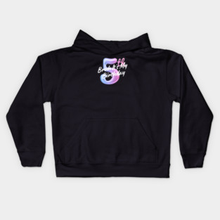 Bruh It's My 5th Birthday Kids Hoodie