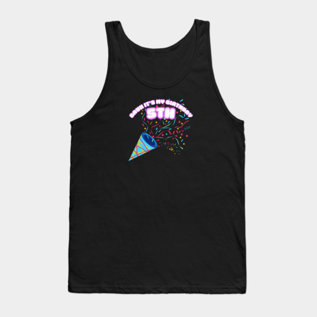 Bruh It's My 5th Birthday Tank Top by BlackMeme94