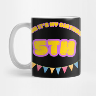 Bruh It's My 5th Birthday Mug