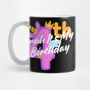 Bruh It's My 4th Birthday Mug