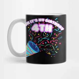 Bruh It's My 4th Birthday Mug