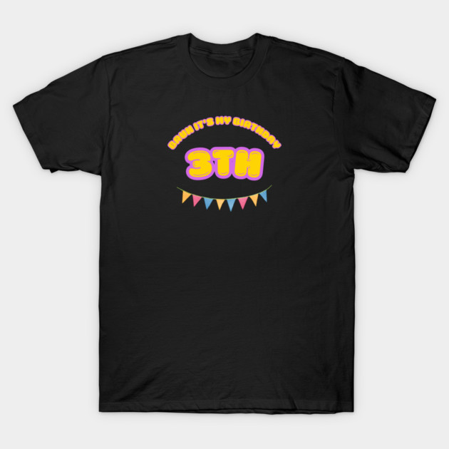 Bruh It's My 3th Birthday T-Shirt by BlackMeme94
