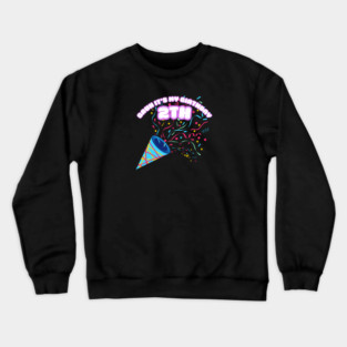 Bruh It's My 2th Birthday Crewneck Sweatshirt