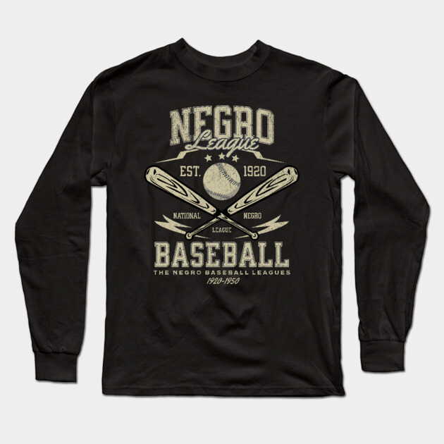 Negro League Baseball Long Sleeve T-Shirt by UrbanLifeApparel