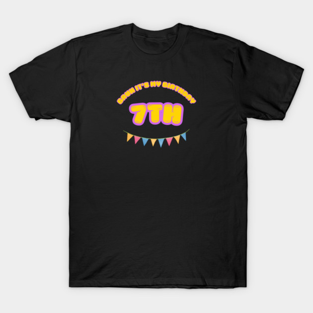 Bruh It's My 7th Birthday T-Shirt by BlackMeme94
