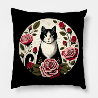 Tuxedo Cat Pillow