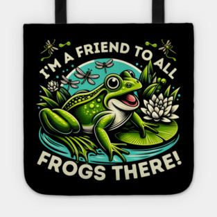 Friendly Frog Makes a Splash Tote