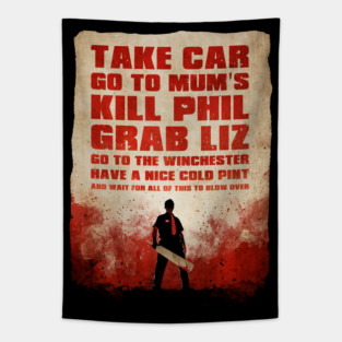 Shaun of the Dead Tapestry