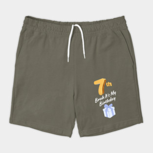 Bruh It's My 7th Birthday Shorts