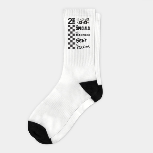 2 Tone Ska Fanart Socks by Timeless Chaos