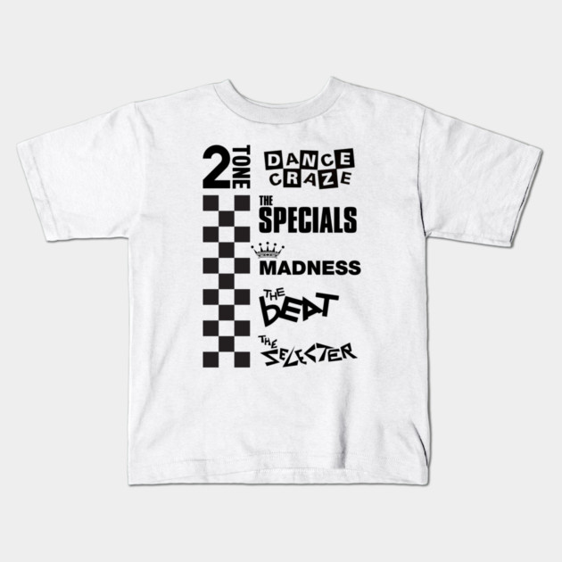 2 Tone Records Ska Kids T-Shirt by Timeless Chaos