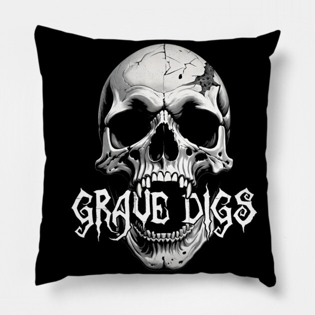 Grave Digs Got Bit Pillow by Grave Digs
