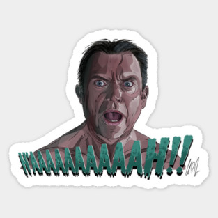 Event Horizon: Sam Neill Scream Sticker