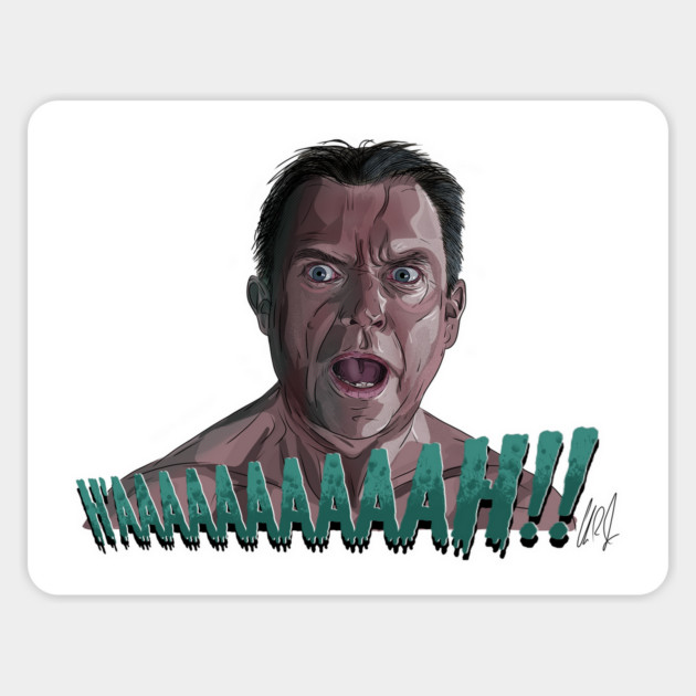 Event Horizon: Sam Neill Scream Magnet by 51Deesigns